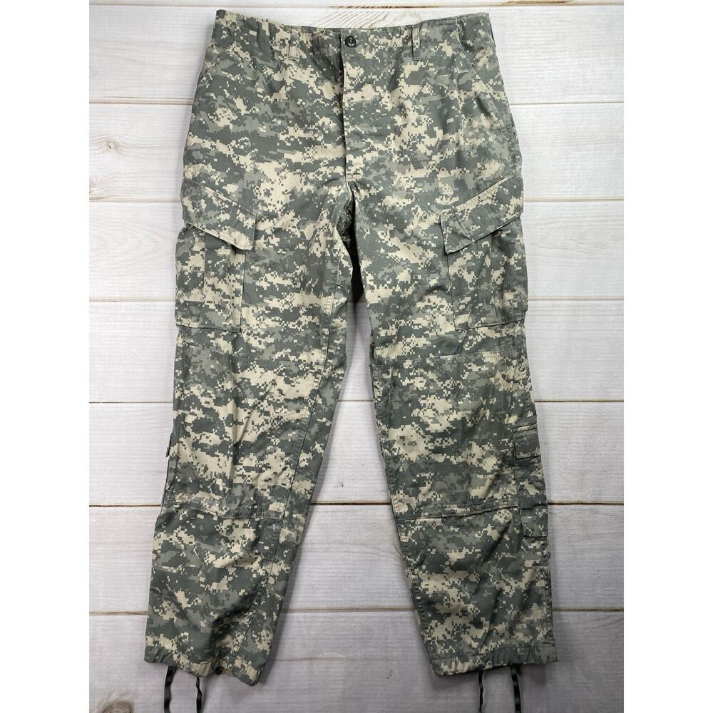 US Air Force ABU Camo Military Utility Mens L Reg Digital Woodland Desert Cargo